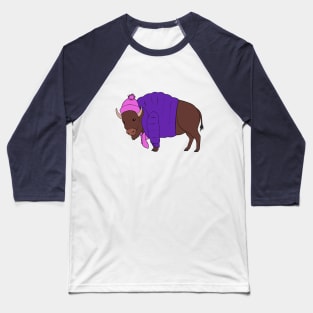 Buffalo Winter - pink Baseball T-Shirt